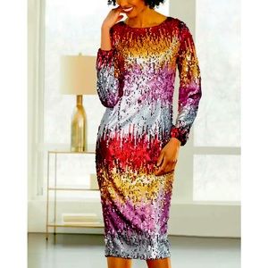 Ashro sequin dress, 1x